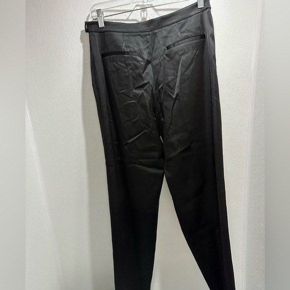 MM LaFleur Satin Windsor Trouser-Fir Tree Pants - Picture 4 of 6
